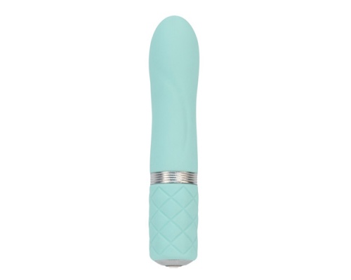 Pillow Talk Flirty Mini Vibrator, Δονητής σε υπέροχο σιέλ χρώμα και κουμπί από Swarovski με μαλακή αφή, 1 τμχ. Pillow Talk Flirty Mini Vibrator, Δονητής σε υπέροχο σιέλ χρώμα και κουμπί από Swarovski με μαλακή αφή, 1 τμχ.