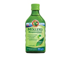 Nature's Plus Moller’s, Μουρουνέλαιο με γεύση Μήλο, 250ml Nature's Plus Moller’s, Μουρουνέλαιο με γεύση Μήλο, 250ml