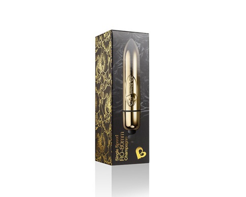 Rocks Off, Single Speed Bullet Vibrator, Δονητής μικρός σε σχήμα σφαίρας και υπέροχο χρώμα χρυσαφί, 1 τμχ Rocks Off, Single Speed Bullet Vibrator, Δονητής μικρός σε σχήμα σφαίρας και υπέροχο χρώμα χρυσαφί, 1 τμχ