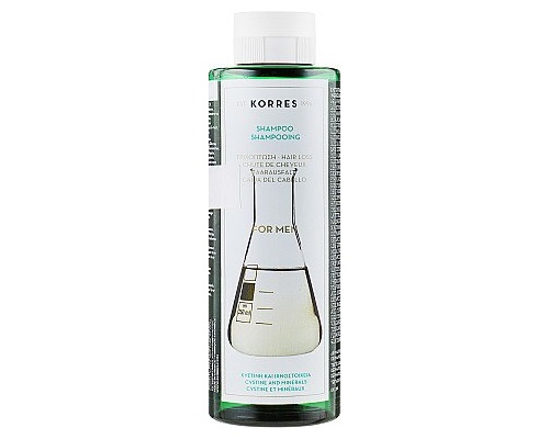KORRES SHAMPOO MEN Τονωτικό Σαμπουάν για Άνδρες κατά της Τριχόπτωσης με Κυστίνη & Ιχνοστοιχεία, 250ml KORRES SHAMPOO MEN Τονωτικό Σαμπουάν για Άνδρες κατά της Τριχόπτωσης με Κυστίνη & Ιχνοστοιχεία, 250ml