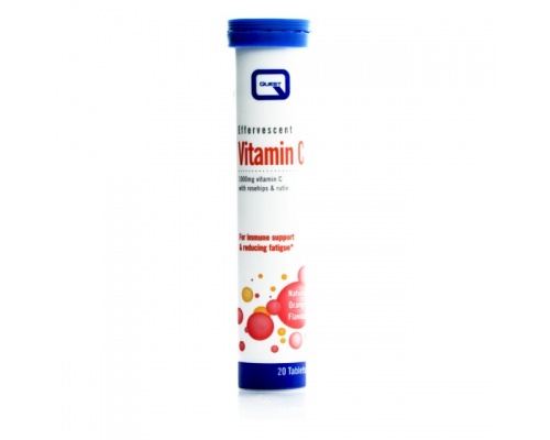 Quest Vitamin C 1000mg With Rose Hips, Συμπλήρωμα Διατροφής με βιταμίνη C 1000mg και Rose Hips με υπέροχη γεύση πορτοκάλι, 20 αναβράζοντα δισκία, 1 τμχ Quest Vitamin C 1000mg With Rose Hips, Συμπλήρωμα Διατροφής με βιταμίνη C 1000mg και Rose Hips με υπέροχη γεύση πορτοκάλι, 20 αναβράζοντα δισκία, 1 τμχ