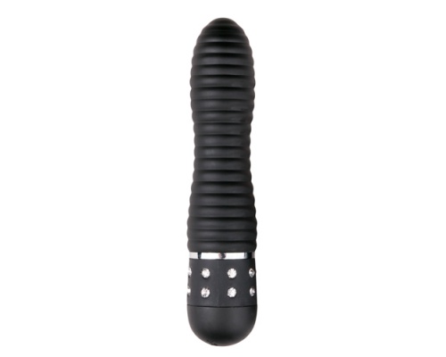 Easytoys Mini Vibrator Ribbed, Δονητής μικρός με ραβδώσεις και στρας, 1 τμχ Easytoys Mini Vibrator Ribbed, Δονητής μικρός με ραβδώσεις και στρας, 1 τμχ
