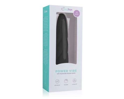 EasyToys Black Silicone Vibrator, Μαλακός Δονητής από σιλικόνη σε χρώμα μαύρο, 1 τμχ EasyToys Black Silicone Vibrator, Μαλακός Δονητής από σιλικόνη σε χρώμα μαύρο, 1 τμχ