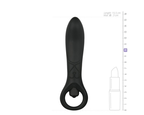 Easytoys Black Anal Vibrator, Μαύρος Πρωκτικός Δονητής , 1 τμχ Easytoys Black Anal Vibrator, Μαύρος Πρωκτικός Δονητής , 1 τμχ