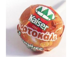 KAISER Γλυφιτζούρι για παιδιά χωρίς ζάχαρη με γεύση πορτοκάλι και 5 βιταμίνες 1 τεμάχιο