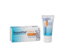 Bepanthol Tattoo Intensive Care Balm καταπραΰνει, ενυδατώνει και επανορθώνει το δέρμα  50g  Bepanthol Tattoo Intensive Care Balm καταπραΰνει, ενυδατώνει και επανορθώνει το δέρμα  50g