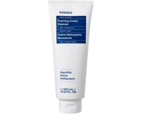 KORRES Foaming Cream Cleanser Yoghurt Αφρώδης κρέμα καθαρισμού προσώπου με γιαούρτι, 400ml KORRES Foaming Cream Cleanser Yoghurt Αφρώδης κρέμα καθαρισμού προσώπου με γιαούρτι, 400ml
