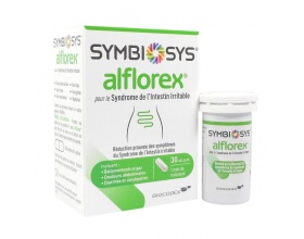 BIOCODEX Symbiosys Alflorex Συμπλήρωμα διατροφής που μειώνει τα συμπτώματα του Σύνδρομου Ευερέθιστου εντέρου 30 καψάκια