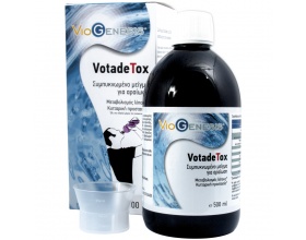 VIOGENESIS Votadetox Συμπλήρωμα διατροφής 100% φυσικά συστατικά Συνδυασμός εκχυλισμάτων βοτάνων, αντιοξειδωτικών ουσιών και βιταμινών 500ml 