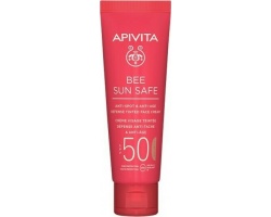 APIVITA BEE SUN SAFE Anti-Spot & Anti-Age Face Cream SPF50 Tinted, Αντηλιακή κρέμα προσώπου κατά των πανάδων & των ρυτίδων με θαλάσσια φύκη & πρόπολη με χρώμα 50ml  APIVITA BEE SUN SAFE Anti-Spot & Anti-Age Face Cream SPF50 Tinted, Αντηλιακή κρέμα προσώπου κατά των πανάδων & των ρυτίδων με θαλάσσια φύκη & πρόπολη με χρώμα 50ml