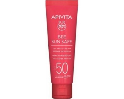 APIVITA BEE SUN SAFE Anti-Spot & Anti-Age Face Cream SPF50 , Αντηλιακή κρέμα προσώπου κατά των πανάδων & των ρυτίδων με θαλάσσια φύκη & πρόπολη 50ml  APIVITA BEE SUN SAFE Anti-Spot & Anti-Age Face Cream SPF50 , Αντηλιακή κρέμα προσώπου κατά των πανάδων & των ρυτίδων με θαλάσσια φύκη & πρόπολη 50ml