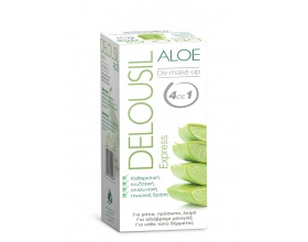 SJA Pharm Delousil Aloe De Make Up 4 σε 1 Ντεμακιγιάζ με Αλόη, Υγρό καθαρισμού από το μακιγιάζ για όλους τους τύπους δέρματος, κατάλληλο για αδιάβροχο μακιγιάζ 300ml SJA Pharm Delousil Aloe De Make Up 4 σε 1 Ντεμακιγιάζ με Αλόη, Υγρό καθαρισμού από το μακιγιάζ για όλους τους τύπους δέρματος, κατάλληλο για αδιάβροχο μακιγιάζ 300ml