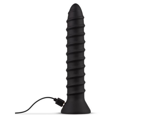 EasyToys Screwed Plug Anal Vibrator, Large, Πρωκτικός Δονητής με 10 διαφορετικές ρυθμίσεις δόνησεις σε χρώμα μαύρο, 1 τμχ. EasyToys Screwed Plug Anal Vibrator, Large, Πρωκτικός Δονητής με 10 διαφορετικές ρυθμίσεις δόνησεις σε χρώμα μαύρο, 1 τμχ.