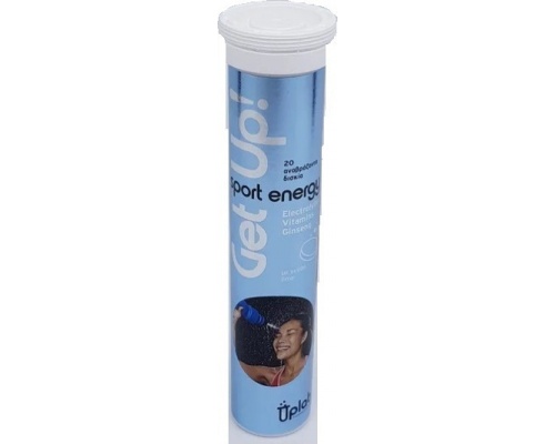 Uplab GetUp! Sport Energy  Συμπλήρωμα διατροφής  για άμεση ενυδάτωση & ενέργεια 20 αναβράζοντα δισκία με γεύση lime Uplab GetUp! Sport Energy  Συμπλήρωμα διατροφής  για άμεση ενυδάτωση & ενέργεια 20 αναβράζοντα δισκία με γεύση lime