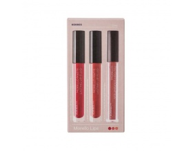 KORRES Morello Matte Lasting Lip Fluid 27 - Cranberry Sorbet 3.4ml & 41 - Pink Lemonade 3.4ml & 04 - Honey Nude 4ml KORRES Morello Matte Lasting Lip Fluid 27 - Cranberry Sorbet 3.4ml & 41 - Pink Lemonade 3.4ml & 04 - Honey Nude 4ml
