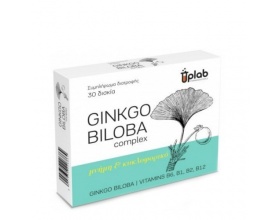 Uplab Ginkgo Biloba Συμπλήρωμα διατροφής για Μνήμη & πνευματική εγρήγορση 30 δισκία 