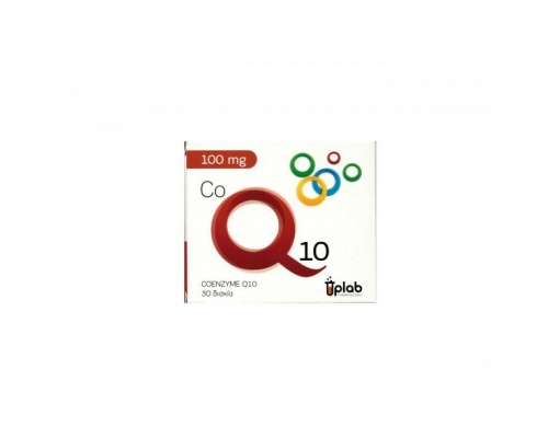 Uplab CoEnzyme Q10 100mg Συμπλήρωμα διατροφής Συνένζυμο με αντιοξειδωτικές ιδιότητες 30 δισκία  Uplab CoEnzyme Q10 100mg Συμπλήρωμα διατροφής Συνένζυμο με αντιοξειδωτικές ιδιότητες 30 δισκία
