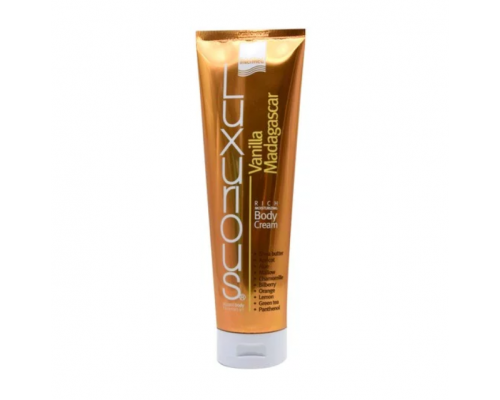 Intermed Luxurious Rich Moisturizing Body Cream Vanilla Madagascar Ενυδατική κρέμα σώματος με άρωμα βανίλια μαδαγασκάρης, 280ml Intermed Luxurious Rich Moisturizing Body Cream Vanilla Madagascar Ενυδατική κρέμα σώματος με άρωμα βανίλια μαδαγασκάρης, 280ml