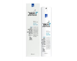 THE SKIN PHARMACIST CITY DETOX anti-pollution all day protection cream SPF 30, Κρέμα για ενισχυμένη προστασία από ακτινοβολίες UVA, UVB & τους ρύπους 50ml  THE SKIN PHARMACIST CITY DETOX anti-pollution all day protection cream SPF 30, Κρέμα για ενισχυμένη προστασία από ακτινοβολίες UVA, UVB & τους ρύπους 50ml