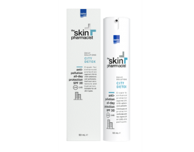 THE SKIN PHARMACIST CITY DETOX anti-pollution all day protection cream SPF 30, Κρέμα για ενισχυμένη προστασία από ακτινοβολίες UVA, UVB & τους ρύπους 50ml 