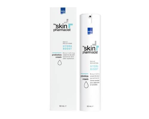 InterMed  the skin pharmacist  ΗYDRA BOOST probiotics cream Θρεπτική κρέμα για κανονικό και ξηρό δέρμα, που προσφέρει 24ώρη ενυδάτωση 50 ml  InterMed  the skin pharmacist  ΗYDRA BOOST probiotics cream Θρεπτική κρέμα για κανονικό και ξηρό δέρμα, που προσφέρει 24ώρη ενυδάτωση 50 ml