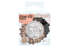 Invisibobble Sprunchie Slim, true golden Χρυσό-μαύρο  2 τεμάχια 