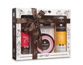 Messinian Spa Gift Set Shampoo Με Ρόδι & Σταφύλι 300ml - Μάσκα Μαλλιών Ρόδι & Δαφνέλαιο 250ml - Κρέμα Μαλλιών Σιτάρι & Μέλι 300ml Messinian Spa Gift Set Shampoo Με Ρόδι & Σταφύλι 300ml - Μάσκα Μαλλιών Ρόδι & Δαφνέλαιο 250ml - Κρέμα Μαλλιών Σιτάρι & Μέλι 300ml