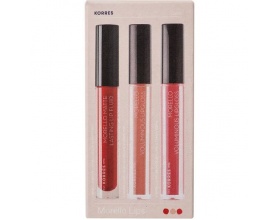 KORRES Morello Lipfluid & Lipgloss Matte Lasting Lip Fluid 52 - Poppy Red 3.4ml & 12 - Candy Pink 3.4ml & 42 - Peachy Coral 4ml KORRES Morello Lipfluid & Lipgloss Matte Lasting Lip Fluid 52 - Poppy Red 3.4ml & 12 - Candy Pink 3.4ml & 42 - Peachy Coral 4ml
