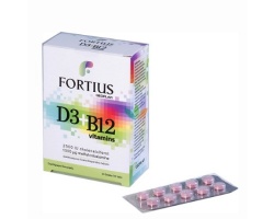 GEOPLAN Fortius D3 2500iu + B12,  30tabs GEOPLAN Fortius D3 2500iu + B12,  30tabs