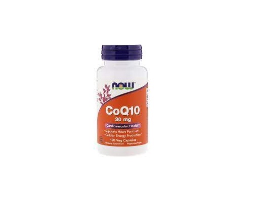 Now Foods CoQ10 30 mg Vegetarian, Συμπλήρωμα Διατροφής που στηρίζει την υγιή λειτουργία του καρδιαγγειακού και ανοσοποιητικού συστήματος, 120 κάψουλες Now Foods CoQ10 30 mg Vegetarian, Συμπλήρωμα Διατροφής που στηρίζει την υγιή λειτουργία του καρδιαγγειακού και ανοσοποιητικού συστήματος, 120 κάψουλες