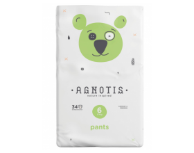Agnotis Baby Βρεφικές Πάνες Bρακάκι No6 (17+ Kg), 34Τμχ Agnotis Baby Βρεφικές Πάνες Bρακάκι No6 (17+ Kg), 34Τμχ
