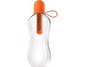 Bobble Carry Cap Orange Μπουκάλι Νερού με Φίλτρο Άνθρακα σε Χρώμα Πορτοκαλί, 550ml