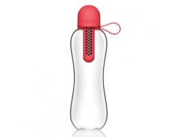 Bobble Infuse Red Μπουκάλι Νερού Με Φίλτρο Άνθρακα σε Χρώμα Κόκκινο, 590ml 