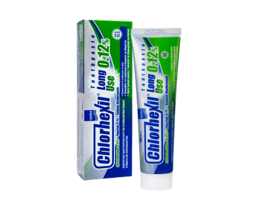 Intermed Chlorhexil 0,12% Toothpaste Long Use Φθοριούχος Οδοντόκρεμα Κατα της Ουλοοδοντικής Πλάκας, 100ml Intermed Chlorhexil 0,12% Toothpaste Long Use Φθοριούχος Οδοντόκρεμα Κατα της Ουλοοδοντικής Πλάκας, 100ml