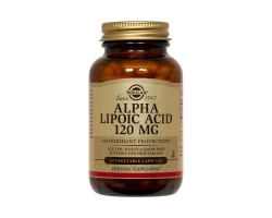 Solgar Alpha Lipoic Acid 120mg Συμπλήρωμα Διατροφής Άλφα Λιποϊκού Οξέως με Αντιοξειδωτική Δράση για Τόνωση του Οργανισμού, 60vegcaps  Solgar Alpha Lipoic Acid 120mg Συμπλήρωμα Διατροφής Άλφα Λιποϊκού Οξέως με Αντιοξειδωτική Δράση για Τόνωση του Οργανισμού, 60vegcaps