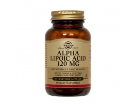 Solgar Alpha Lipoic Acid 120mg Συμπλήρωμα Διατροφής Άλφα Λιποϊκού Οξέως με Αντιοξειδωτική Δράση για Τόνωση του Οργανισμού, 60vegcaps Solgar Alpha Lipoic Acid 120mg Συμπλήρωμα Διατροφής Άλφα Λιποϊκού Οξέως με Αντιοξειδωτική Δράση για Τόνωση του Οργανισμού, 60vegcaps