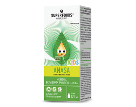 Superfoods Anasa Kids Παιδικό Φυτικό Σιρόπι Κατά του Ξηρού & Παραγωγικού Βήχα, 120ml