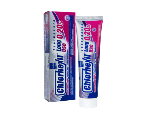 Intermed Chlorhexil 0,20% Toothpaste Long Use Φθοριούχος Οδοντόκρεμα Κατα της Ουλοοδοντικής Πλάκας, 100ml Intermed Chlorhexil 0,20% Toothpaste Long Use Φθοριούχος Οδοντόκρεμα Κατα της Ουλοοδοντικής Πλάκας, 100ml