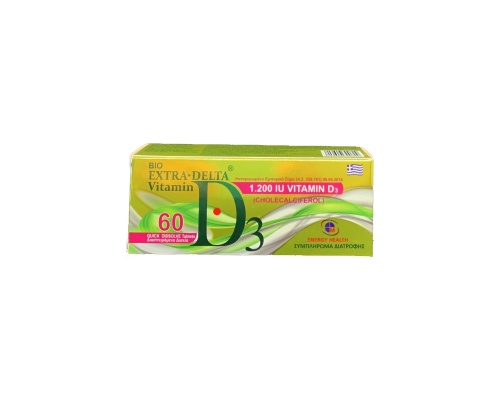 Medichrom Bio Extra-Delta Vitamin D3 1200IU, 60tabs Medichrom Bio Extra-Delta Vitamin D3 1200IU, 60tabs