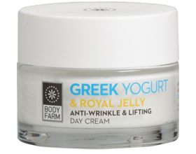 Bodyfarm Αντιρυτιδική και lifting Κρέμα Ημέρας με Γιαούρτι & Βασιλικό πολτό, 50ml