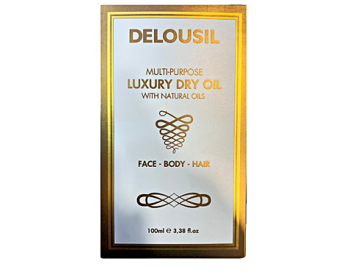 SJA Pharm Delousil Multi-Purpose Luxury Dry Oil Ξηρό Λάδι για Πρόσωπο Σώμα και Μαλλιά, 100ml