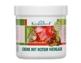 Krauterhof Κρέμα με Αγριοκάστανο & Κόκκινα Αμπελόφυλλα, 250ml