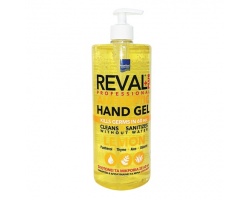 Intermed, Reval Plus Lemon Antiseptic Hand Gel, Άμεση αντιβακτηριδιακή προστασία χωρίς τη χρήση νερού ή σαπουνιού, 1Lt Intermed, Reval Plus Lemon Antiseptic Hand Gel, Άμεση αντιβακτηριδιακή προστασία χωρίς τη χρήση νερού ή σαπουνιού, 1Lt