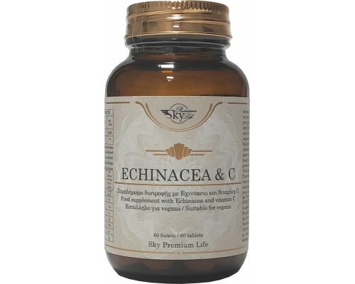Sky Premium Life Echinacea & Vitamin C 500mg για Τόνωση & Ενέργεια του Οργανισμού, 60tabs Sky Premium Life Echinacea & Vitamin C 500mg για Τόνωση & Ενέργεια του Οργανισμού, 60tabs