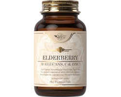 Sky Premium Life Elderberry B-Glucans Vitamin C & Zinc Συμπλήρωμα Διατροφής Για Το Ανοσοποιητικό, 60caps Sky Premium Life Elderberry B-Glucans Vitamin C & Zinc Συμπλήρωμα Διατροφής Για Το Ανοσοποιητικό, 60caps