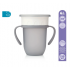 Kiokids, Εκπαιδευτικό Ποτήρι 360° με Λαβές, 6+m Χρώμα Γκρι, 210ml. Kiokids, Εκπαιδευτικό Ποτήρι 360° με Λαβές, 6+m Χρώμα Γκρι, 210ml.