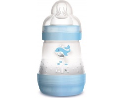 Mam Anti-Colic 350s, Mπιμπερό κατά των κολικών, με θηλή από Σιλικόνη, από 0+ μηνών, Θηλή-μετάξι από σιλικόνη, Μικρή ροή χρώματος Μπλε 160ml Mam Anti-Colic 350s, Mπιμπερό κατά των κολικών, με θηλή από Σιλικόνη, από 0+ μηνών, Θηλή-μετάξι από σιλικόνη, Μικρή ροή χρώματος Μπλε 160ml