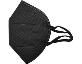 Musk Μάσκα Υψηλής Προστασίας Προσώπου FFP2 NR σε Χρώμα Μαύρο, 1τμχ