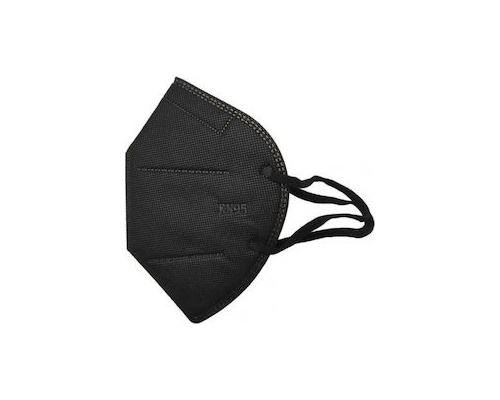 Musk Μάσκα Υψηλής Προστασίας Προσώπου FFP2 NR σε Χρώμα Μαύρο, 1τμχ