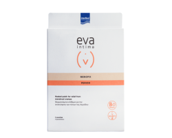 Eva Intima Menofix Αυτοκόλλητο θερμαινόμενο επίθεμα για την ανακούφιση των πόνων περιόδου, 3pouches Eva Intima Menofix Αυτοκόλλητο θερμαινόμενο επίθεμα για την ανακούφιση των πόνων περιόδου, 3pouches